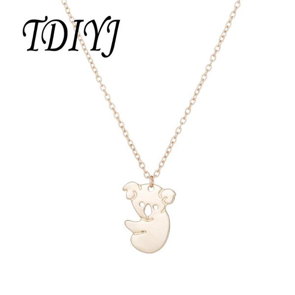 pendant necklaces tdiyj jewelry stainless steel cute baby koala chain for women girl kids animal charm necklace, Silver
pendant necklaces tdiyj jewelry stainless steel cute baby koala chain for women girl kids animal charm necklace, Silver
