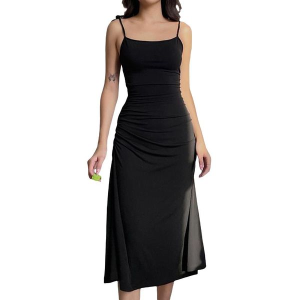 casual dresses women's a-line cami dress vintage solid color tie strap sleeveless backless midi, Black;gray
casual dresses women's a-line cami dress vintage solid color tie strap sleeveless backless midi, Black;gray
