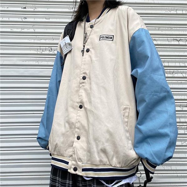 women's jackets 2022 korean version of harajuku wild loose tooling jacket double oversized baseball uniform women veste femme, Black;brown
women's jackets 2022 korean version of harajuku wild loose tooling jacket double oversized baseball uniform women veste femme, Black;brown