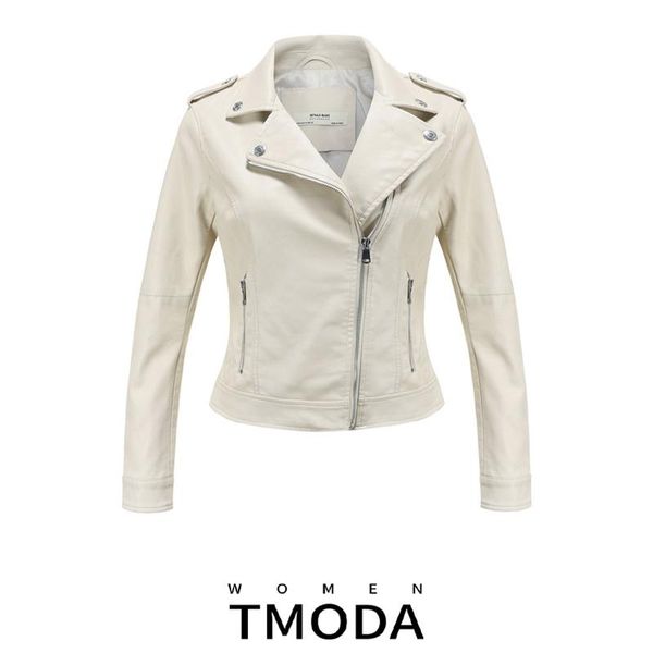 women's leather & faux tmoda1012 women autumn pu soft motorcycle zipper jacket female turndown collar slim biker coats basic streetwear, Black
women's leather & faux tmoda1012 women autumn pu soft motorcycle zipper jacket female turndown collar slim biker coats basic streetwear, Black