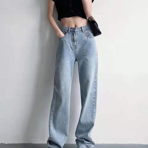 in spring and summer, high waist slim for tall lengthened pants were fashionable, Blue
in spring and summer, high waist slim for tall lengthened pants were fashionable, Blue