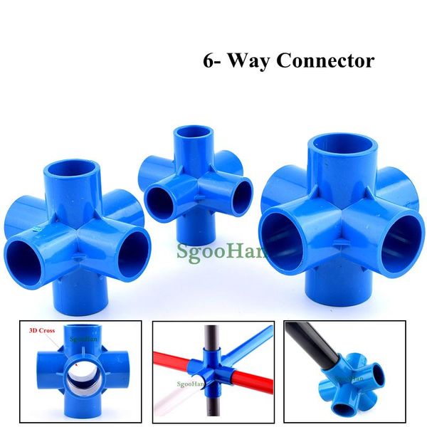 watering equipments 5~50pcs id 20~50mm pvc pipe 6 way connector garden irrigation frame tube connectors aquarium fish tank 3d ways diy joint
watering equipments 5~50pcs id 20~50mm pvc pipe 6 way connector garden irrigation frame tube connectors aquarium fish tank 3d ways diy joint
