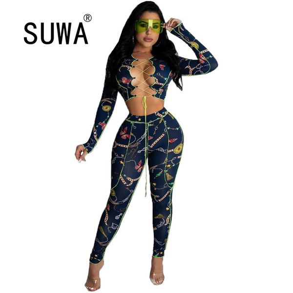 vintage chain printed club 2 piece set women long sleeve bandage crop tunic bodycon pants trousers fashion clothes 210525, White
vintage chain printed club 2 piece set women long sleeve bandage crop tunic bodycon pants trousers fashion clothes 210525, White