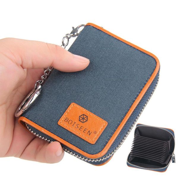 card holders 2021 organ zipper canvas holder wallet men's cowboy fabric european thin business buckle coin purse fashion, Brown;gray
card holders 2021 organ zipper canvas holder wallet men's cowboy fabric european thin business buckle coin purse fashion, Brown;gray