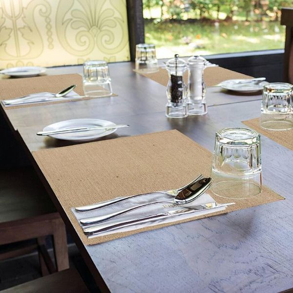 mats & pads 1pcs dining jute place mat kitchen table 10*10cm/30*40cm burlap linen napkin for coffee tea home decor
mats & pads 1pcs dining jute place mat kitchen table 10*10cm/30*40cm burlap linen napkin for coffee tea home decor