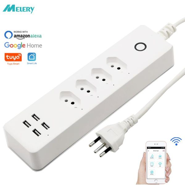 smart power plugs wifi strip surge protector 4 way outlets brazil electrical plug extenstion sockets usb switch by alexa google home
smart power plugs wifi strip surge protector 4 way outlets brazil electrical plug extenstion sockets usb switch by alexa google home