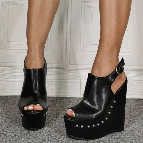 sandals solid black round peep toe wedge ankle strap platform pumps dress shoes summer breathable women high heeled
sandals solid black round peep toe wedge ankle strap platform pumps dress shoes summer breathable women high heeled