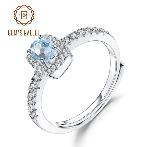 cluster rings gem's ballet natural sky blue z genuine 925 sterling silver adjustable women wedding engagement jewelry accessories, Golden;silver
cluster rings gem's ballet natural sky blue z genuine 925 sterling silver adjustable women wedding engagement jewelry accessories, Golden;silver