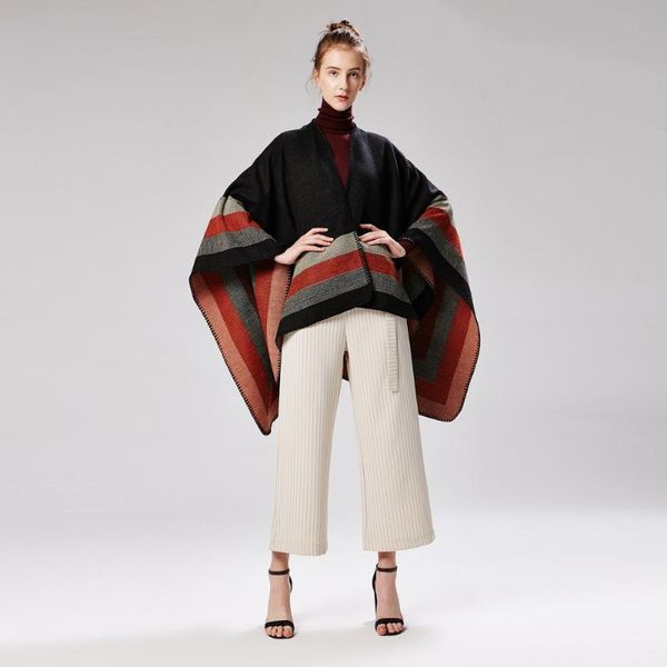 scarves women all-match poncho shawls wraps ladies cashmere pashmina shawl thicken scarf stoles feminino ponchos capes warm, Blue;gray
scarves women all-match poncho shawls wraps ladies cashmere pashmina shawl thicken scarf stoles feminino ponchos capes warm, Blue;gray