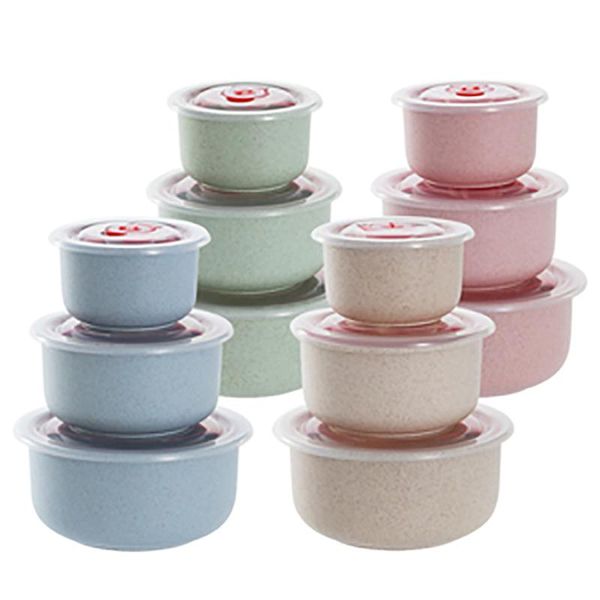 bowls guret wheat straw fresh-keeping bowl lunch box set of 3 sealed thickened large capacity childrens containers
bowls guret wheat straw fresh-keeping bowl lunch box set of 3 sealed thickened large capacity childrens containers