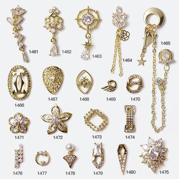 nail art decorations fashion zircon micro-set flash diamond pendant wild style embellishment jewelry diy decoration, Silver;gold
nail art decorations fashion zircon micro-set flash diamond pendant wild style embellishment jewelry diy decoration, Silver;gold