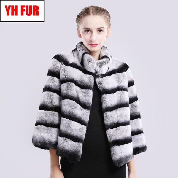 women's fur & faux winter genuine real rex jacket women short style coat brand natural overcoat, Black
women's fur & faux winter genuine real rex jacket women short style coat brand natural overcoat, Black
