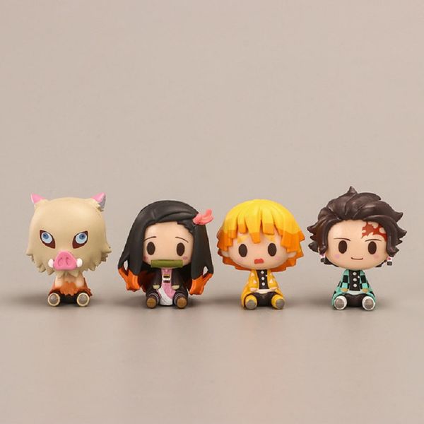 4 style/set q version demon slayer sitting action & toy figures ghost doll tanjiro nidouzi inosuke zenizu figure movie model toys
4 style/set q version demon slayer sitting action & toy figures ghost doll tanjiro nidouzi inosuke zenizu figure movie model toys