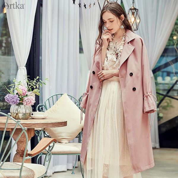 women's trench coats artka 2021 autumn women coat elegant turn-down collar pink windbreaker casual double breasted with belt fa15081q, Tan;black
women's trench coats artka 2021 autumn women coat elegant turn-down collar pink windbreaker casual double breasted with belt fa15081q, Tan;black