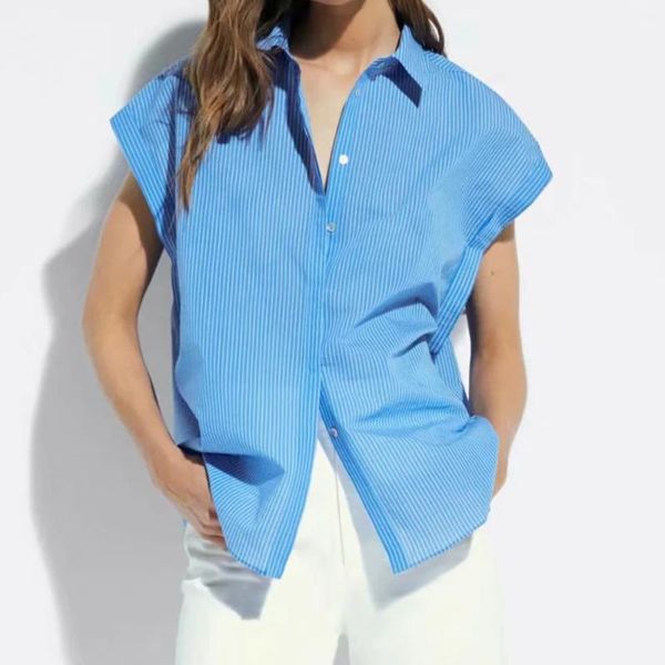 women's blouses & shirts 2021 summer women pure cotton casual england style single breasted striped loose pocket lapel simple shirt fem, White
women's blouses & shirts 2021 summer women pure cotton casual england style single breasted striped loose pocket lapel simple shirt fem, White