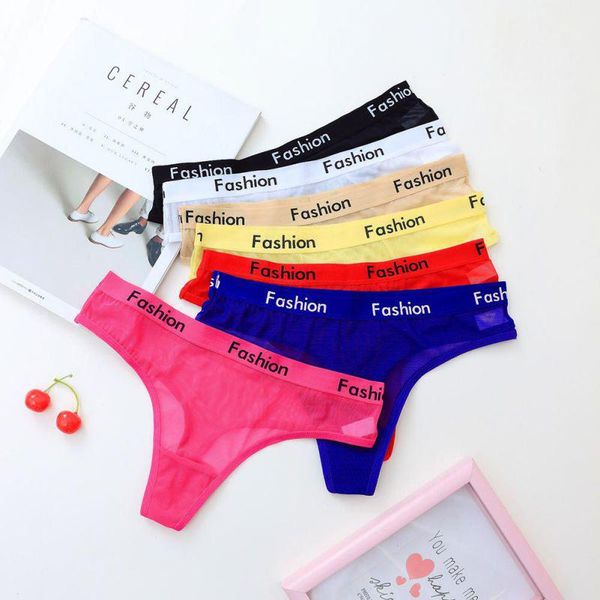 women's panties thongs string lingerie fashion low-rise cotton mesh briefs transparent seamless underwear for women girl, Black;pink
women's panties thongs string lingerie fashion low-rise cotton mesh briefs transparent seamless underwear for women girl, Black;pink