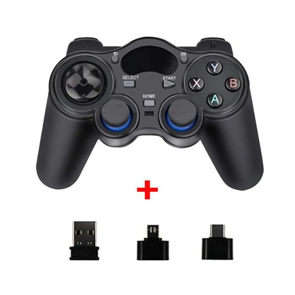 2.4g wireless gamepad with nano receiver controller gaming joystick power saving mode for android tablet phone pc tv game controllers & joys
2.4g wireless gamepad with nano receiver controller gaming joystick power saving mode for android tablet phone pc tv game controllers & joys