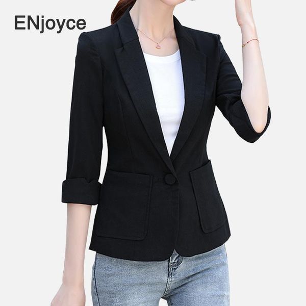 spring summer professional small blazer suit temperament dark black fashion three quarter work wears office lady blazers women's suits, White;black
spring summer professional small blazer suit temperament dark black fashion three quarter work wears office lady blazers women's suits, White;black