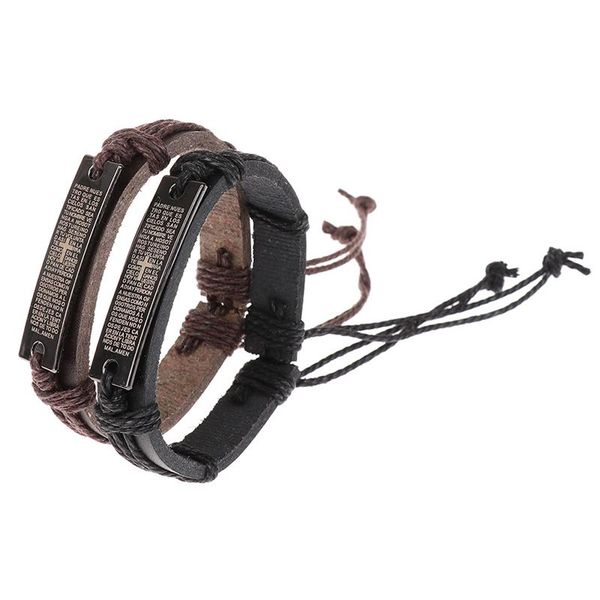 charm bracelets metal bible verse lettering cross bracelet for men prayer quotes adjustable leather bangles religious jewelry, Golden;silver
charm bracelets metal bible verse lettering cross bracelet for men prayer quotes adjustable leather bangles religious jewelry, Golden;silver