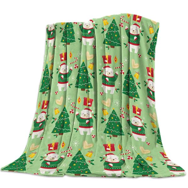 Throw Blanket for Sofa Couch- Green Bear and Christmas Tree 49 x 79 Inche Flannel Bed Blanket Lightweight Microfiber Throw for
Throw Blanket for Sofa Couch- Green Bear and Christmas Tree 49 x 79 Inche Flannel Bed Blanket Lightweight Microfiber Throw for