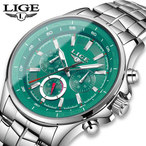 lige sport men watch men quartz wristwatch waterproof shockproof steel band black army male clock relogio masculino hodinky+box x0524, Slivery;brown 
lige sport men watch men quartz wristwatch waterproof shockproof steel band black army male clock relogio masculino hodinky+box x0524, Slivery;brown