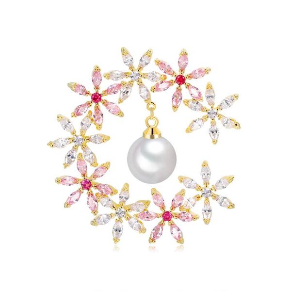 pins, brooches fashion sparkling cubic zirconia flower pins for women elegant garland brooch with man-made pearl wedding jewelry, Gray
pins, brooches fashion sparkling cubic zirconia flower pins for women elegant garland brooch with man-made pearl wedding jewelry, Gray