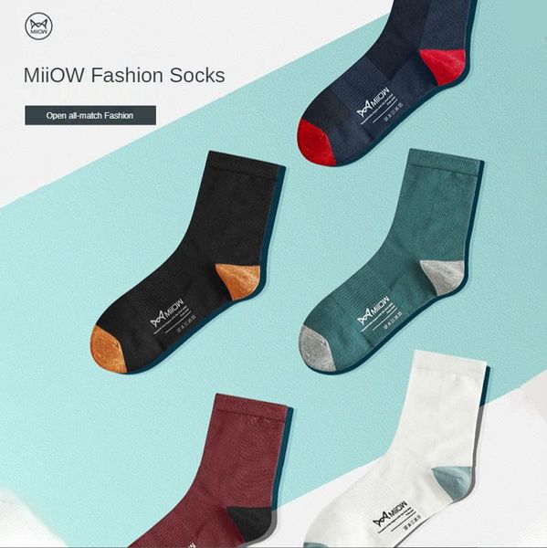 men's socks miiow short tube cotton stockings mid-tube autumn winter tide sweat-absorbent deodorant men, Black
men's socks miiow short tube cotton stockings mid-tube autumn winter tide sweat-absorbent deodorant men, Black
