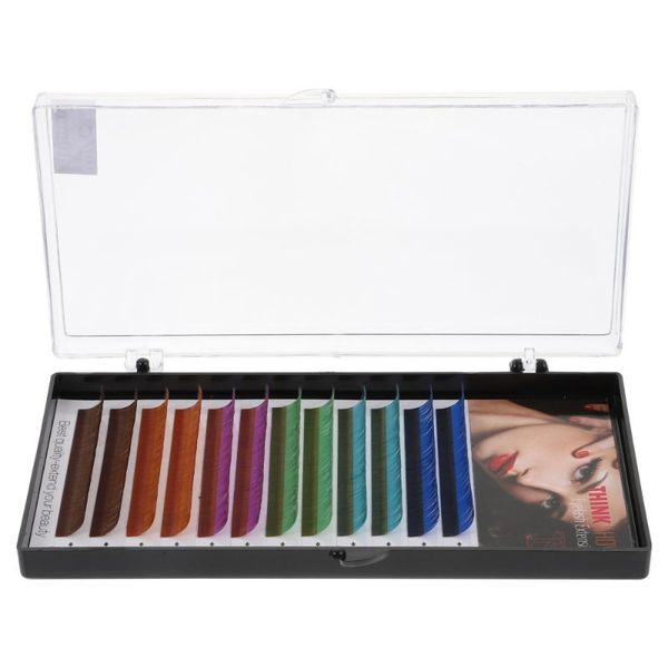 false eyelashes 1 box colored volume eyelash extensions lash fake lashes gift
false eyelashes 1 box colored volume eyelash extensions lash fake lashes gift