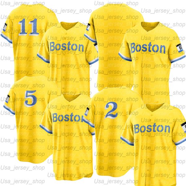 2021 men's boston city connect gold jersey 11 rafael devers 5 enrique hernandez 2 xander bogaerts 18 mitch moreland 3 jose peraza, Blue;black
2021 men's boston city connect gold jersey 11 rafael devers 5 enrique hernandez 2 xander bogaerts 18 mitch moreland 3 jose peraza, Blue;black