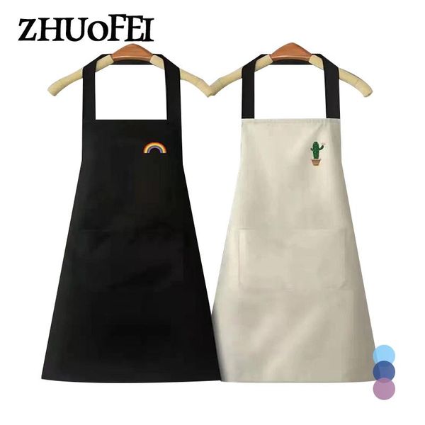 aprons home kitchen bib 68*72 cm black/white cooking apron pvc waterproof with pockets solid color sleeveless a0001
aprons home kitchen bib 68*72 cm black/white cooking apron pvc waterproof with pockets solid color sleeveless a0001