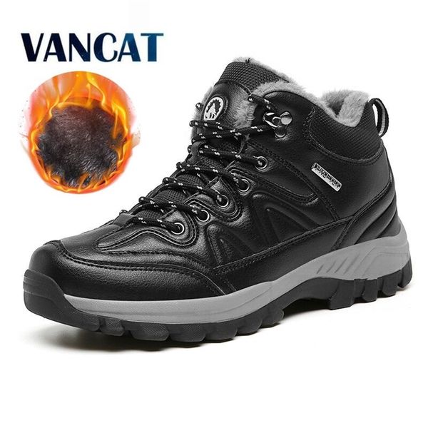 brand men winter snow boots waterproof leather sneakers super warm men's boots outdoor male hiking boots work shoes size 38-47 211106, Black
brand men winter snow boots waterproof leather sneakers super warm men's boots outdoor male hiking boots work shoes size 38-47 211106, Black