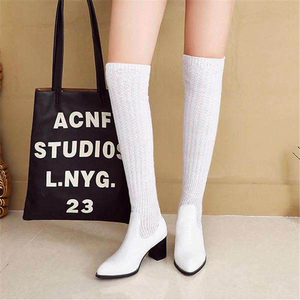 boots women's warm 2021 autumn and winter pointed thick with elastic shoes women, Black
boots women's warm 2021 autumn and winter pointed thick with elastic shoes women, Black