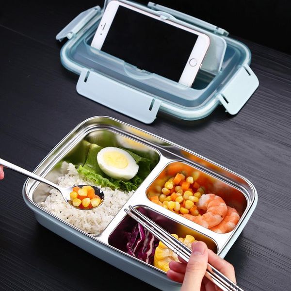dinnerware sets 304 stainless steel bento lunch box anti-scalding portable student insulated 3 grid fast plate with chopsticks sp
dinnerware sets 304 stainless steel bento lunch box anti-scalding portable student insulated 3 grid fast plate with chopsticks sp