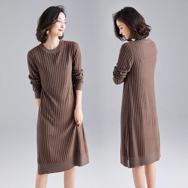 casual dresses arrival 2021 women sweater wool dress spring & autumn elegant plain female knit cashmere pullovers, Black;gray
casual dresses arrival 2021 women sweater wool dress spring & autumn elegant plain female knit cashmere pullovers, Black;gray