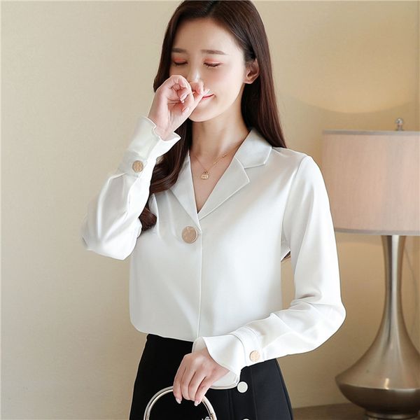 korean women shirts chiffon blouse white s flare sleeve elegant woman v neck ladies plus size 210427
korean women shirts chiffon blouse white s flare sleeve elegant woman v neck ladies plus size 210427