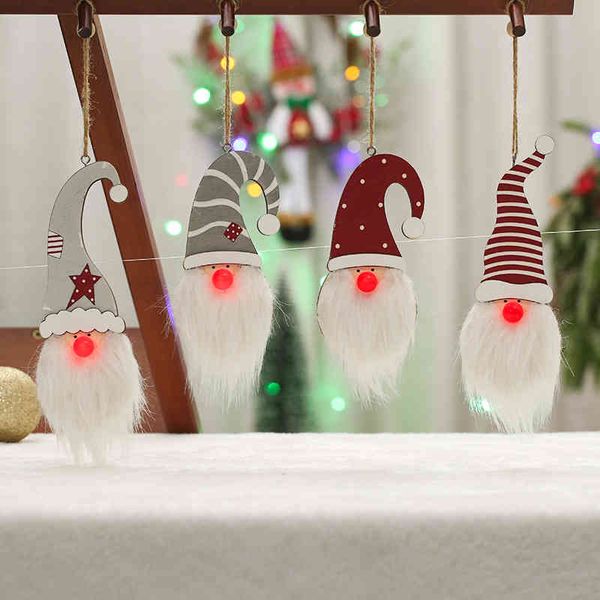 qiaodingqing decorations wooden luminous red nose pendant christmas tree pendant dress up
qiaodingqing decorations wooden luminous red nose pendant christmas tree pendant dress up