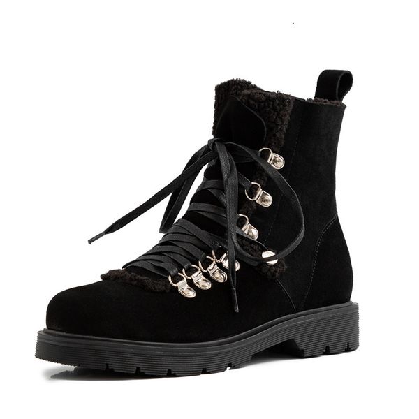 asumer lace up to comfortable shoes with low heels warm snow boots in women's winter, Black
asumer lace up to comfortable shoes with low heels warm snow boots in women's winter, Black