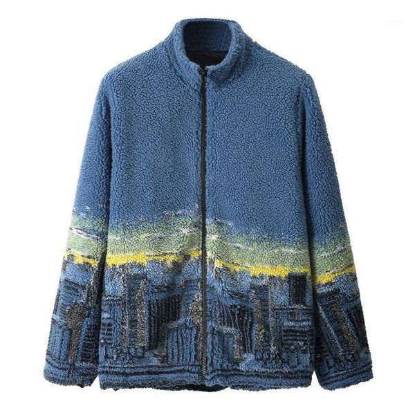 hip hop color block lambswool jackets men streetwear cities view print zipper cardigan coats loose couple coat outwear men's, Black;brown
hip hop color block lambswool jackets men streetwear cities view print zipper cardigan coats loose couple coat outwear men's, Black;brown