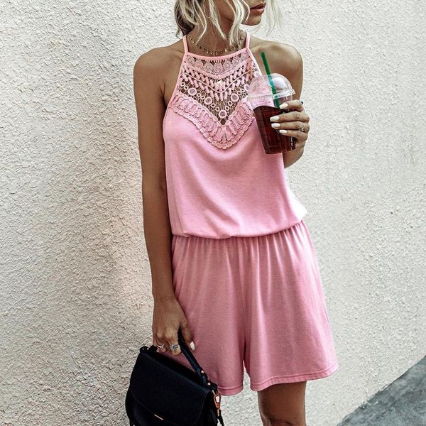 women's jumpsuits & rompers plus size fashion 2021 women lace spaghetti strap shorts sleeveless bow slim jumpsuit short solid clothing, Black;white
women's jumpsuits & rompers plus size fashion 2021 women lace spaghetti strap shorts sleeveless bow slim jumpsuit short solid clothing, Black;white