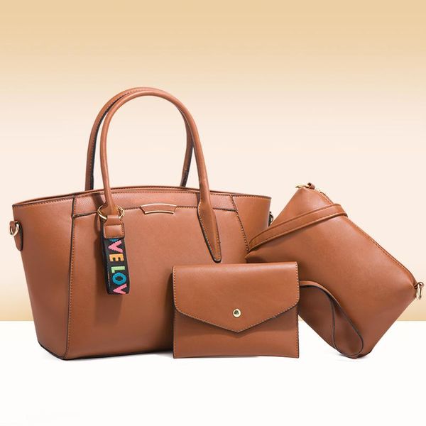 evening bags 2021 arrivals women's shoulder pu leather letter three piece set fashion cute female design versatile women hobos
evening bags 2021 arrivals women's shoulder pu leather letter three piece set fashion cute female design versatile women hobos