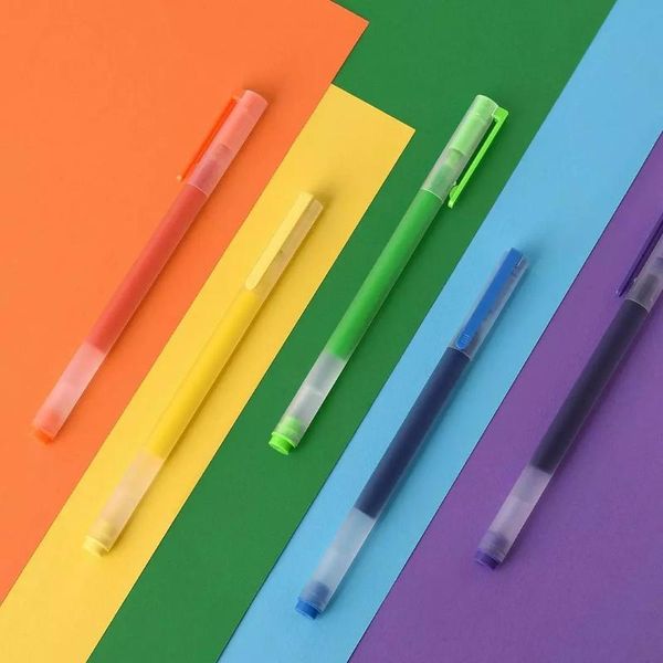 pcs/set creative super durable gel pens 5 colors school office stationery colorful ink signing pen writing supplies
pcs/set creative super durable gel pens 5 colors school office stationery colorful ink signing pen writing supplies
