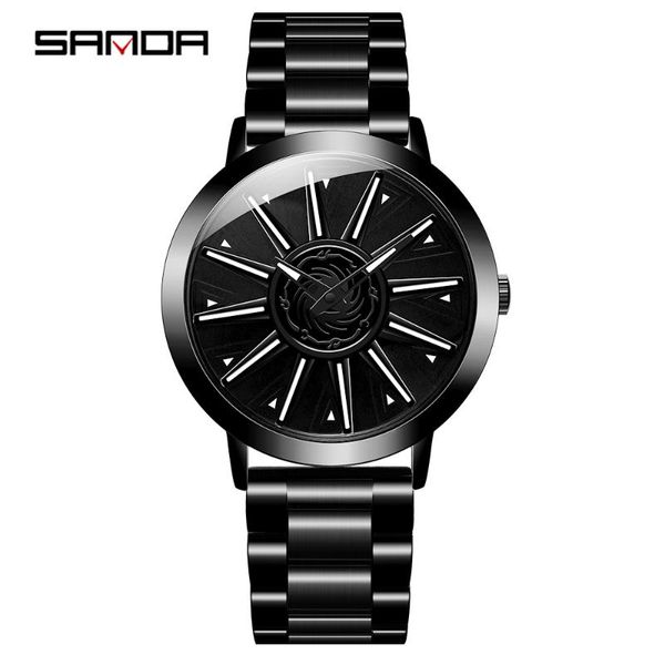 wristwatches sanda sell fashion cool men watch creative quartz wheel wristwatch rotating dial life waterproof gift relogio masculino 1032, Slivery;brown
wristwatches sanda sell fashion cool men watch creative quartz wheel wristwatch rotating dial life waterproof gift relogio masculino 1032, Slivery;brown