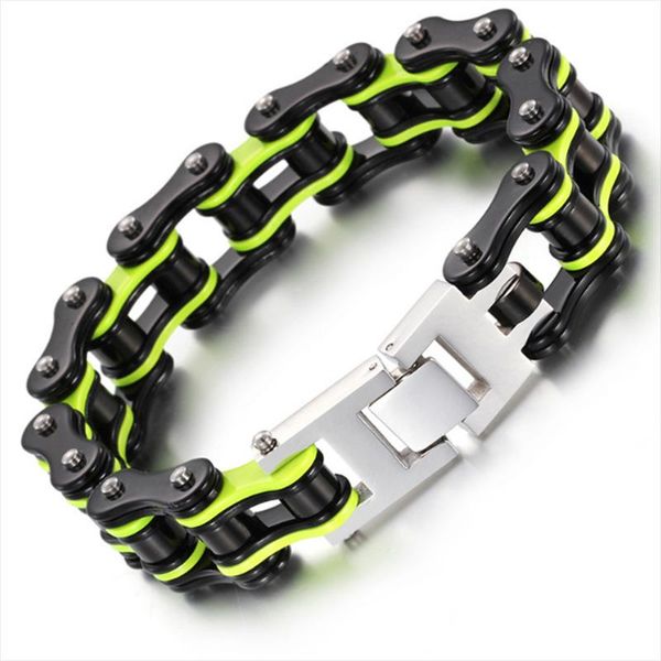 link, chain est punk motorcycle bracelet men stainless steel bicycle bracelets & bangles party jewelry gift, Black
link, chain est punk motorcycle bracelet men stainless steel bicycle bracelets & bangles party jewelry gift, Black