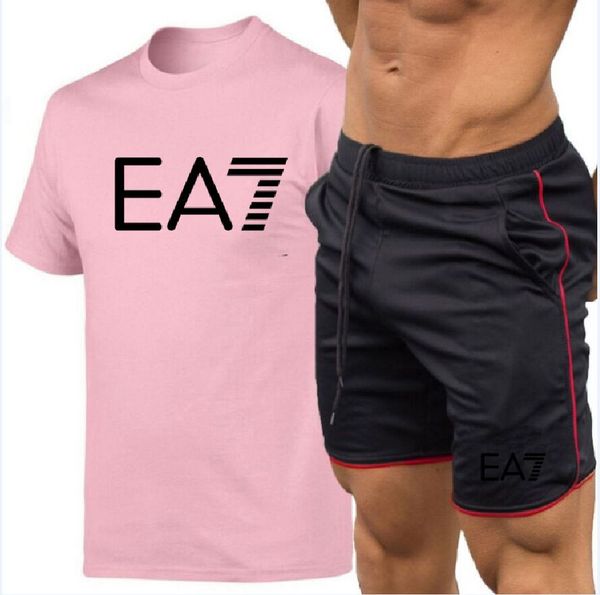 men's tracksuit summer clothes sportswear two piece set t shirt shorts brand track clothing male sweatsuit sports suits, Gray
men's tracksuit summer clothes sportswear two piece set t shirt shorts brand track clothing male sweatsuit sports suits, Gray