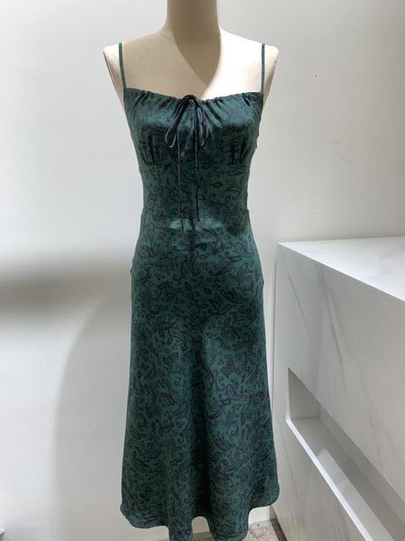 casual dresses 100% silk dark green temperament cashew flower printed drawstring slanted cut sling dress xiwf, Black;gray
casual dresses 100% silk dark green temperament cashew flower printed drawstring slanted cut sling dress xiwf, Black;gray