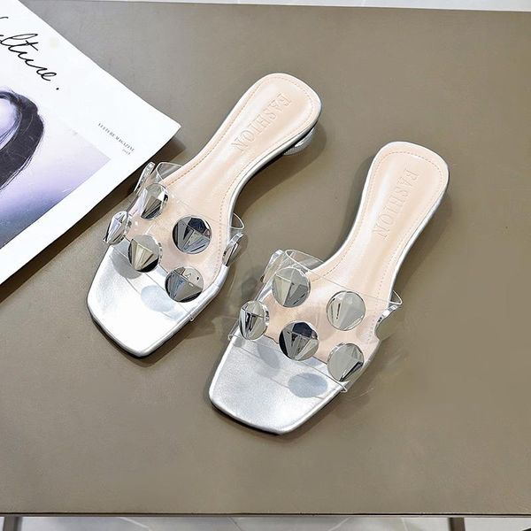 slippers 2021 summer women clear heels outside dress rhinestone luxury open toe silver sandal woman shoes low heel slides, Black
slippers 2021 summer women clear heels outside dress rhinestone luxury open toe silver sandal woman shoes low heel slides, Black