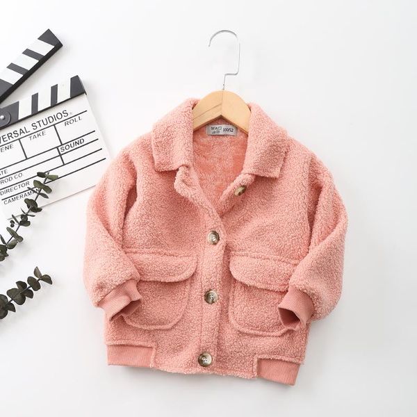 jackets autumn and winter boys girls baby button jacket korean version of plush lapel sweater children's cardigan, Blue;gray
jackets autumn and winter boys girls baby button jacket korean version of plush lapel sweater children's cardigan, Blue;gray