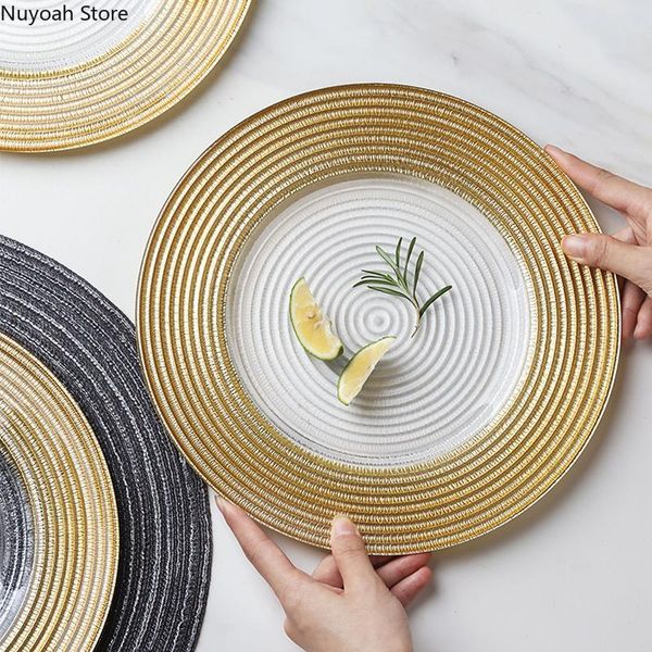 dishes & plates light luxury phnom penh glass western dinner plate home creative threaded steak fruit dessert set tableware
dishes & plates light luxury phnom penh glass western dinner plate home creative threaded steak fruit dessert set tableware