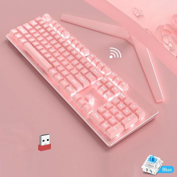 keyboards 2.4ghz usb receiver wieless mechanical keyboard 104 keycaps no punch gaming green switch pink wireless
keyboards 2.4ghz usb receiver wieless mechanical keyboard 104 keycaps no punch gaming green switch pink wireless