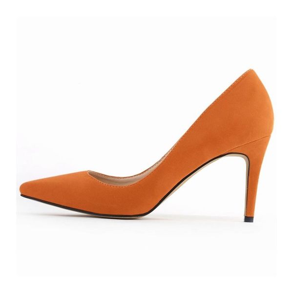 dress shoes solid color high heels woman fashion pointed toe ol office ladies pump plus size flock leather wedding nlk-c0064, Black
dress shoes solid color high heels woman fashion pointed toe ol office ladies pump plus size flock leather wedding nlk-c0064, Black